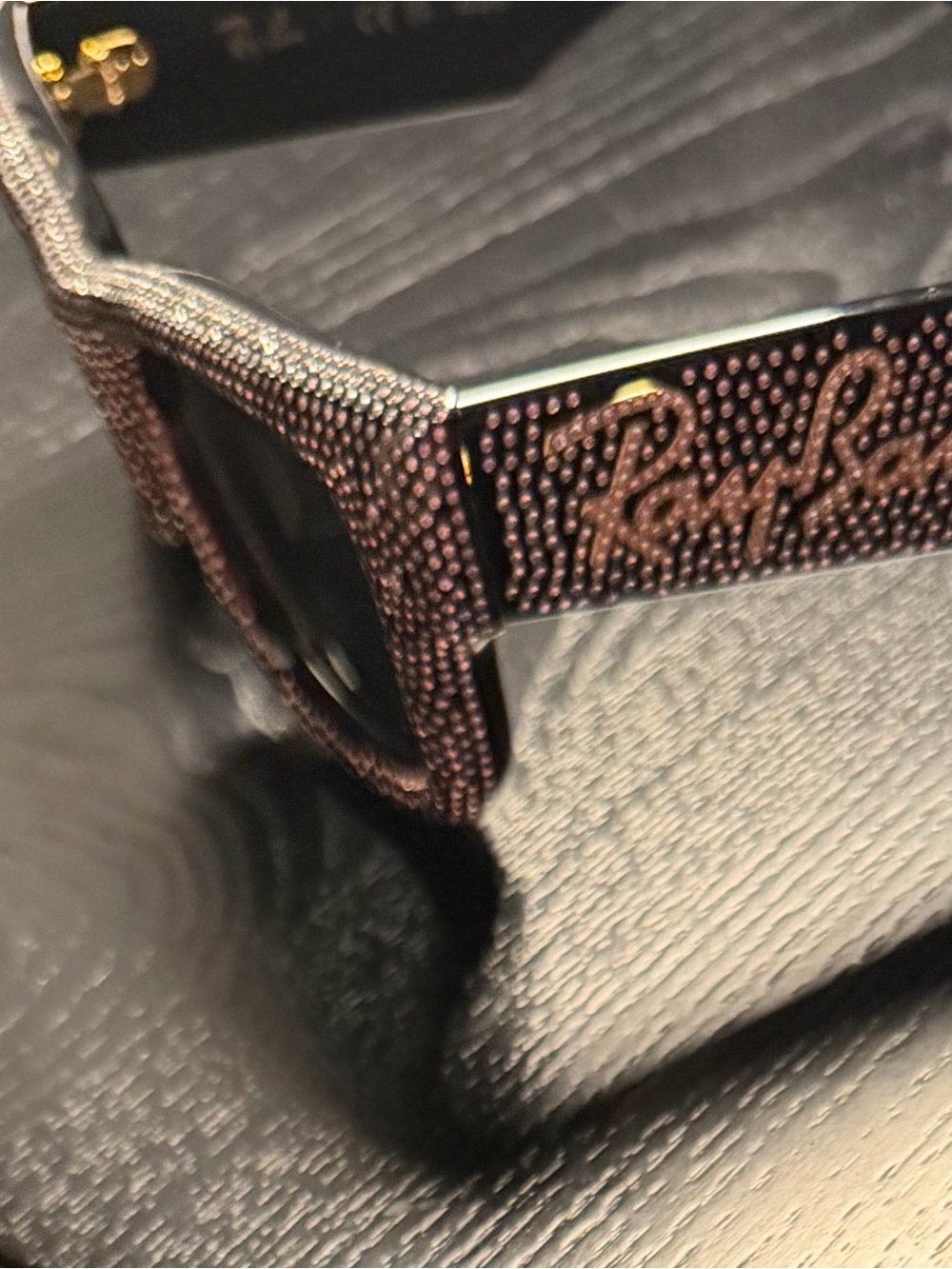 Ray-Ban Black Sunglasses with Crystals - Picture 5 of 5